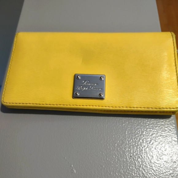Lauren Ralph Lauren Bags Ralph Lauren Yellow Wallet Poshmark